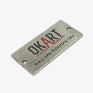 Metal Diamond Cut Logo